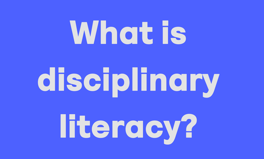 What is disciplinary literacy thumbnail