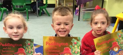 2. Pupils at St Kentigern's were delighted to receive their shiny new Paddington books.JPG