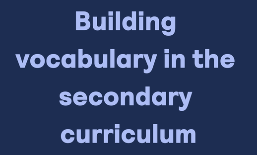 Building vocabulary thumbnail