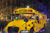 Bradford bus at night