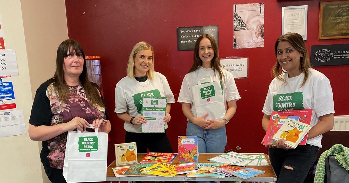 Over 400 books gifted to local families by Black Country Reads