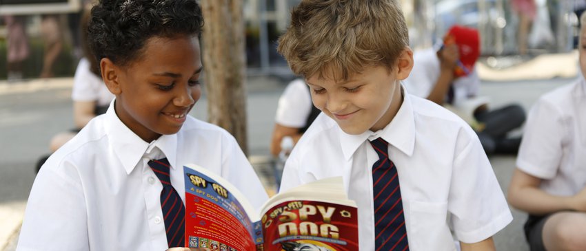 children reading