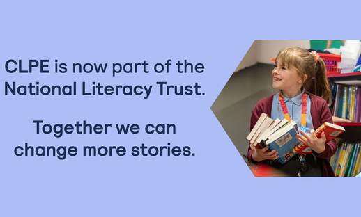 CLPE and the National Literacy Trust shared graphic