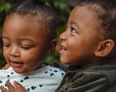 Early Words Matter child laughing