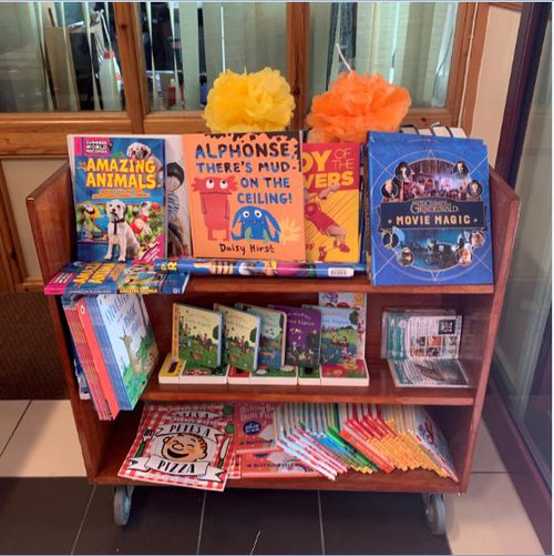 Feast of Fun book display.JPG