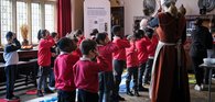 Goldsmiths 500 Writers_Farnham Primary to Bolling Hall-group activity