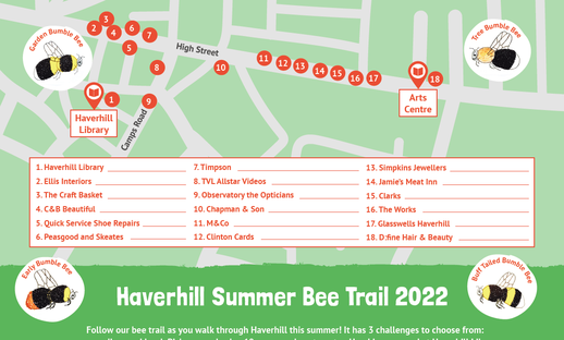 Haverhill Bee Trail map