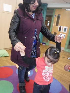 Mum and child at St Edmunds