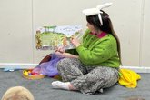 Bradford Literacy Champion reading a story