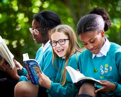 See Myself in Books image with secondary school children