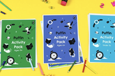 Spring activity pack Puffin