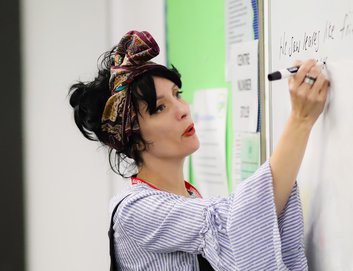 Teacher in classroom_National Literacy Trust