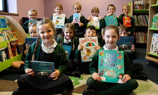 Thousands of books are going to out to pupils in December.jpg