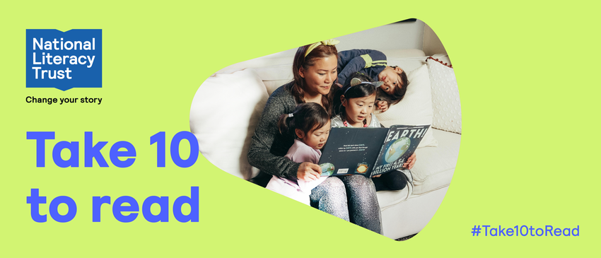 Take 10 landing page web banner