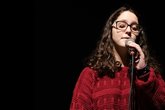 Young person post16 female singing speaking National Literacy Trust