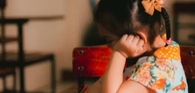 Girl reading non-fiction