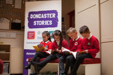 Doncaster Stories - children loving books